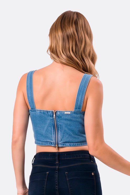 Blusa Cropped Com Franjas
